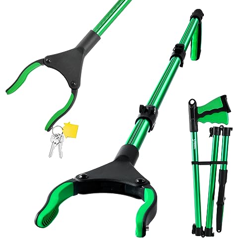 TOOSOFt 106 cm Outils de ramassage，Pince Ramasse Objet avec Embouts Magnétiques, Alliage...