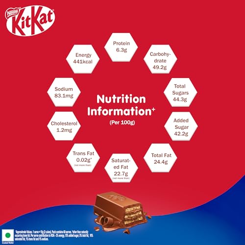 Image of Nestle KitKat Delights Rich, 900 g, Pack of 6.