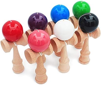 Miniatura 6 de Adolescente de madera al aire libre deportes juguete bola Kendama bola PU pintura 7.3 in cuerdas profesionales adultos juguetes ocio deportes