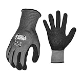Gorilla Grip A1 Precision Grip, Cut Resistant Work Gloves, Nitrile Coated, Grey - Small (27220-212B)