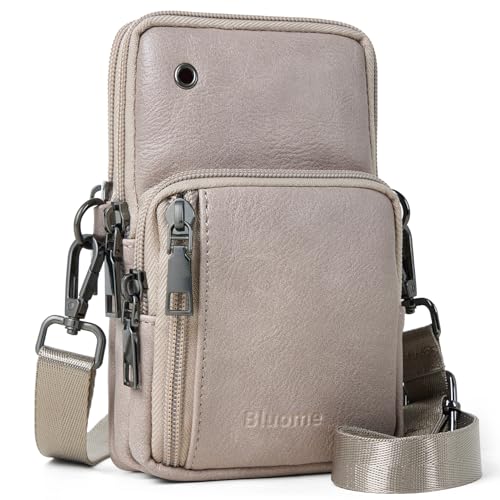 Image of Bluome Small Crossbody Purse for Women, Multi Pocket Travel Purses Crossbody Bag Shoulder Handbags with Adjustable Strap