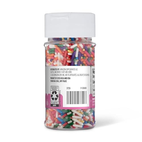 Image of Amazon Grocery, Rainbow Sprinkles, 2.75 Oz