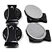 Black CMS Magnetics Heavy Duty Magnetic Clip for Magnetic Whiteboard 1.4" Dia 4 Ct.
