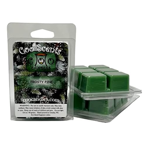 3 Pack Soy Blend Frosted Pine Highly Scented Coo Candles Wickless Candle Bar Wax Melts - Great for Christmas and Holidays