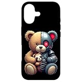 面白いテディベア ロボット 動物愛好家 サイボーグ テディベア Teddy Lover Robot Bear AI スマホケース iPhone 17 用
