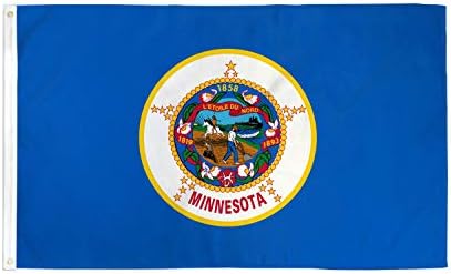 Amazon.com : XIFAN Double Sided New Minnesota State Flag 3x5 ft, Heavy ...