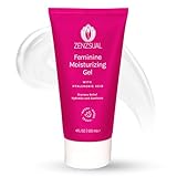 ZENZSUAL Feminine Moisturizing Gel with Hyaluronic Acid – Water-Based Gel with Balanced pH for Feminine Area, Hydrates and Comforts Dry Skin, Daily Feminine Care, Vegan, Made in USA, 4 Fl Oz
