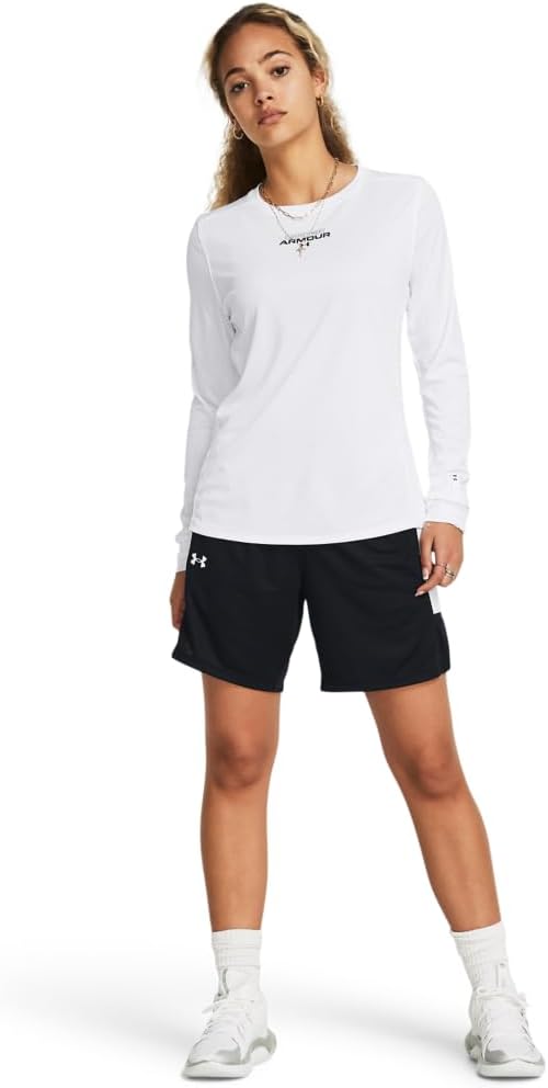Under Armour Womens Baseline Basketball Shorts - Image 3