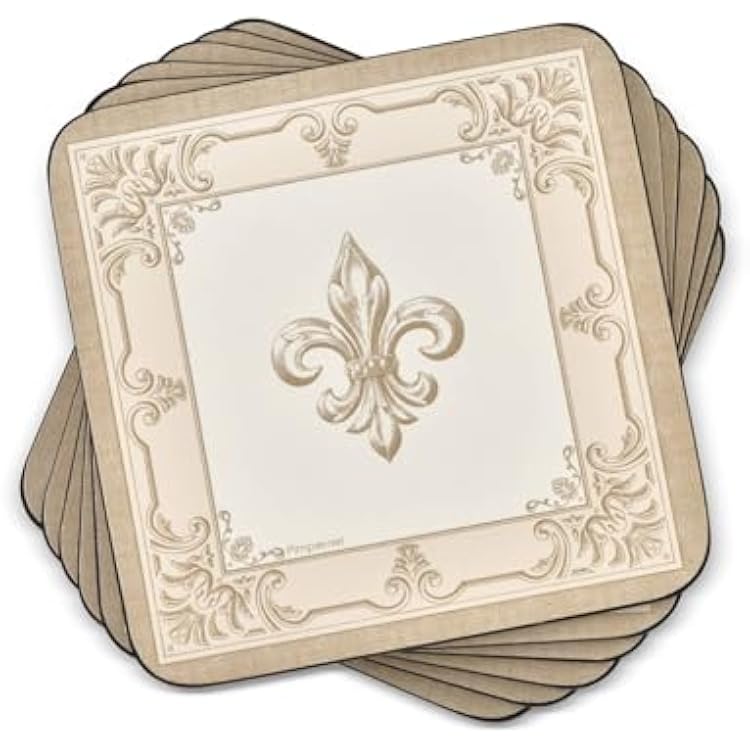 Pimpernel, Fleur de LYS Coasters, Boxed Set of 6