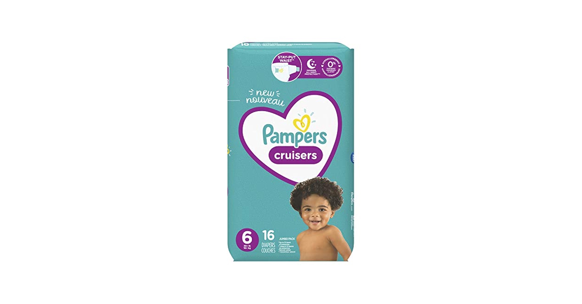 Amazon.com: PAMPERS CRUISERS STAGE 6 DISPOSABLE DIAPERS XXL