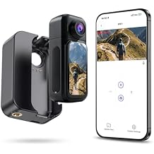 4K Mini Thumb Action Camera, Body Camera with Audio and Video Recording, POV Cam, Portable Wearable Camera for Vlogging, Sports, Pet POV, Travel, Outdoor