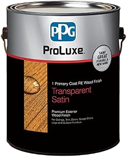 1 Gal ProLuxe SIK41072 Butternut 1 Primary Coat RE Reduced Emissions Premium Exterior Wood Finish Basecoat, Transparent Satin