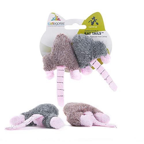 Categories Mini Bums Rat Tail Catnip Cat Toys 2 Pack