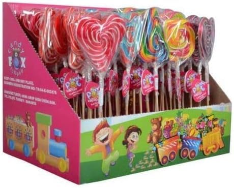 20 x Kids Party Bag Sweets Lollies Spiral Rainbow Unicorn Lollipop Candies 5-8 Different Shapes Kids Sweet Candy Gifts for Children