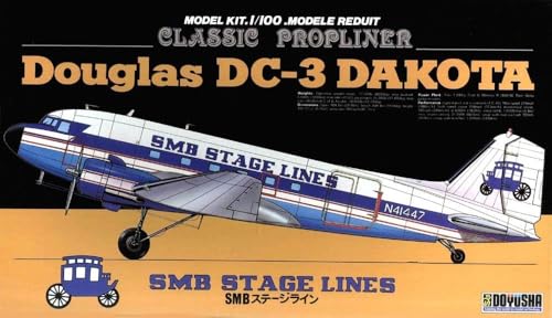 DC-3 SMB Doyusha 1/100 réplique historique d'avion en plastique de collection