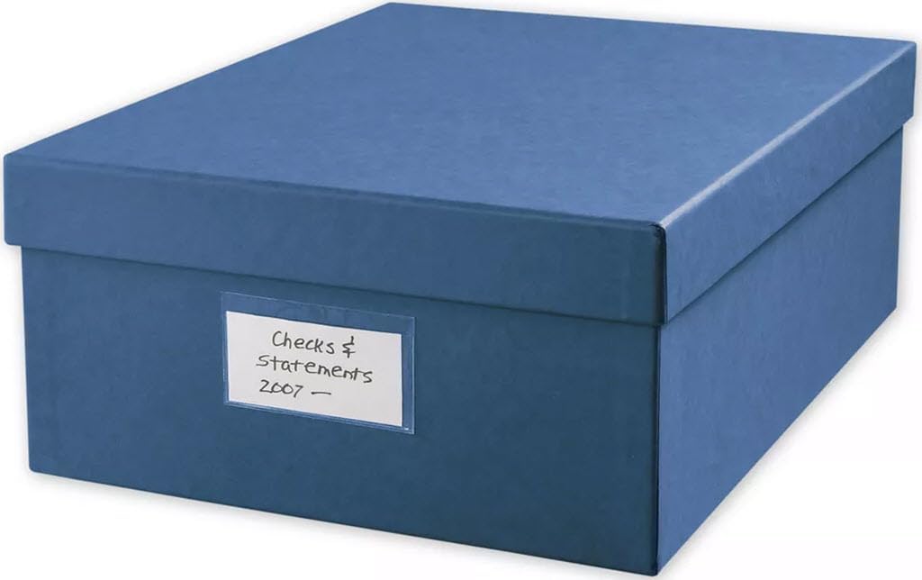 EGP Cancelled Checks Storage Box, 1 Box, 9 3/4" x 5" x 12"
