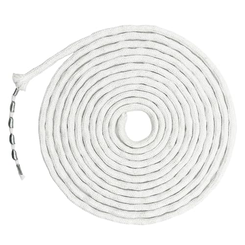 Haizibo 30g-5m Bleiband für Gardinen Bleiband für Gardinen Schwer Bleiband Duschvorhang Beschwerer für Gardinen Stoffe Moskitonetz Vorhänge(weiß)