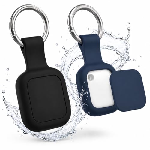 DLENP for Tile Tracker Case with Keychain, 2-Pack Holder for Tile Mate 2022