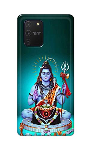 Image of Printed Hard Back Cover Case for Samsung Galaxy Note 10 Lite | Samsung A81 Back Cover (Lord Shiva) -1803