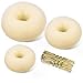 Donut Bun Maker,TsMADDTs 3pcs Hair Bun Maker with Bobby Pins Blonde 20pcs Doughnuts Sock Bun Ring Styler Maker
