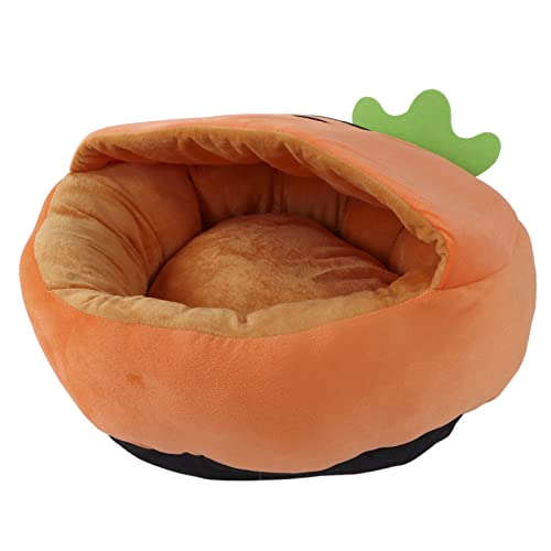 Ninho de gato quente, saco de dormir de pelúcia para animais de estimação com capuz para cachorros