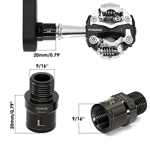 Thinvik PD-EXTENDER-TIT-TV-BL-TV2207 Titanium Alloy Bike Pedal Extenders thumb #2