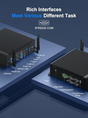 Image of HYSTOU Mini PC I5 Industrial Mini PC I5 10210U 64GB Ram DDR4 1TB SSD Industrial Mini PC