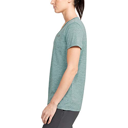 Image of Under Armour Womens Tech V-Neck Twist Short-Sleeve T-Shirt