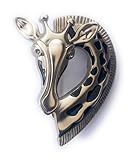 UmjuBELT Gürtelschließe Giraffe Gold, 4cm Wechselschließe mit Clic-System, Dekorative Metallschließe