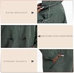 Plus Taille Veste de pluie légère pour femme, Vestes de brise-vent imperméables avec hotte pour voyager, Randonnée, quotidien