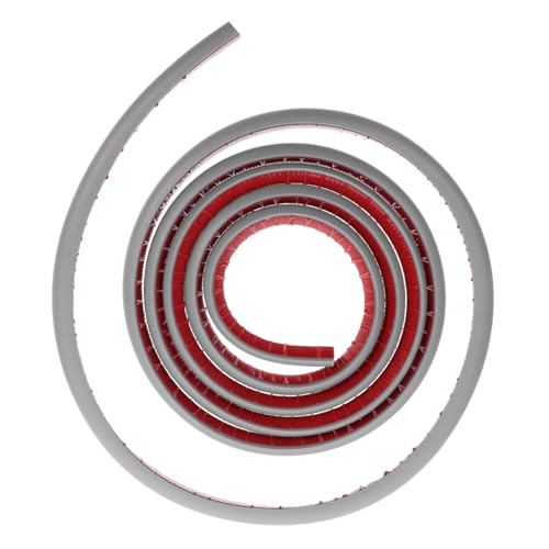 iplusmile Flexible Quarter Round Trim Molding Self Adhesive PVC Edge Trim for Floors Stairs Corners Bathtubs Meters of Decorative Caulking Strips for Clean Dry Home