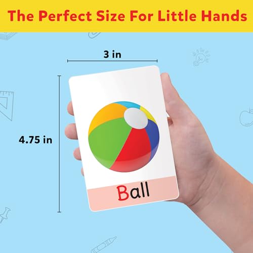 Image of Flash Cards for 3 Year Old | 72 Double Side Card with 120+ Pictures | Learning & Education Toy for Girls & Boys | Learn 14 Primary Topics | Flash Cards for 3+ Year Old to Up