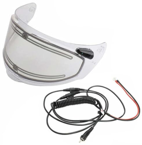 LS2 Assault/Rapid/Stream Electric Snow Shield Street Motorcycle Helmet Accessories - Clear/One Size