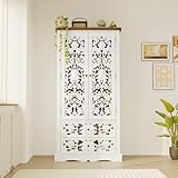 Multifonction : ce meuble multifonction peut être utilisé comme commode dans le salon, dans la salle à manger, meuble de rangement dans le couloir ou même comme meuble TV moderne. Sa finition blanche neutre s'adapte à une variété de styles d'intérieur.