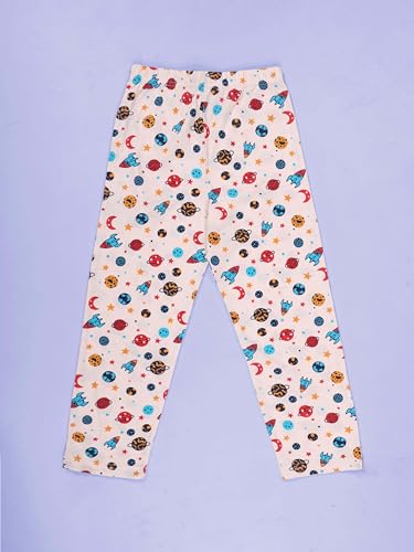 Image of KiddoPanti Boys Printed Pyjama | 100% Cotton Single Jersey Fabric | All Over Printed Design | Relax Fit & Ankle Length | Pyjama Pant