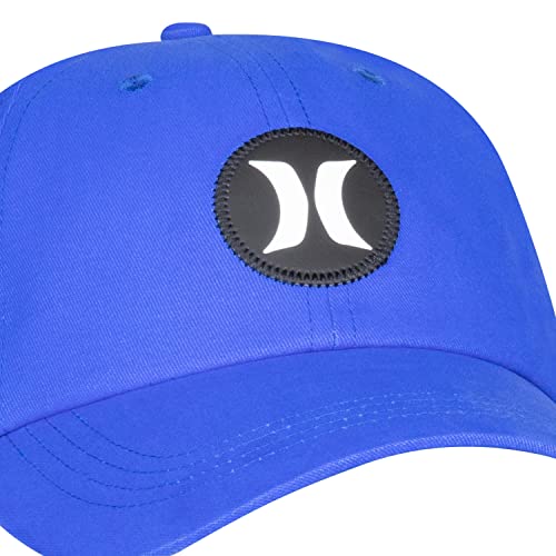 Hurley Kids' Classic Logo Baseball Hat, Hyper Royal, O/S #TOP2
