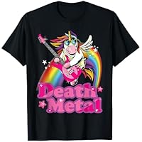 Death Metal Unicornio Heavy Metal Hard Rock Camiseta
