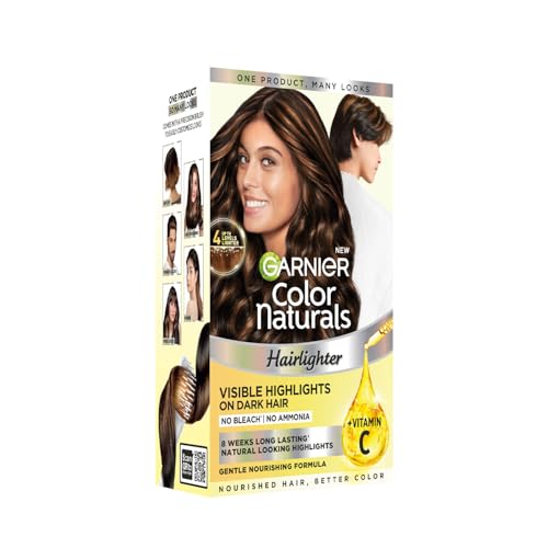 Image of Garnier Color Naturals Hairlighter | No Bleach No Ammonia | Natural Looking Highlights on Dark Indian Hair | Lasts Upto 8 weeks | 48g + 72ml + 5ml