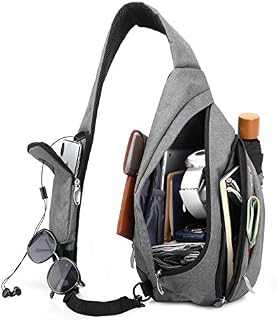 Magictodoor Sling Bag for Men Women Travel Packs Chest Backpack w/Anti-theft RFID Blocking