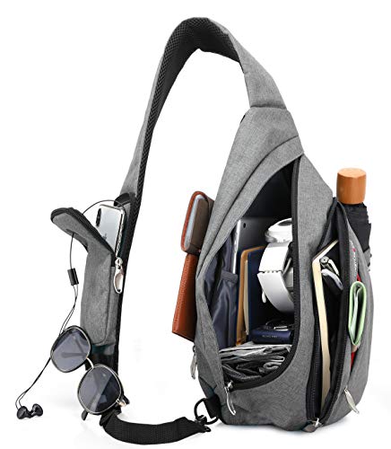 Magictodoor Sling Bag for Men Women Travel Packs Chest Backpack w/Anti-theft RFID Blocking