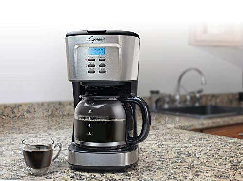 Capresso 12-Cup Coffee Maker with Glass Carafe, Stainless and Black 416.05 by Capresso - Image 5