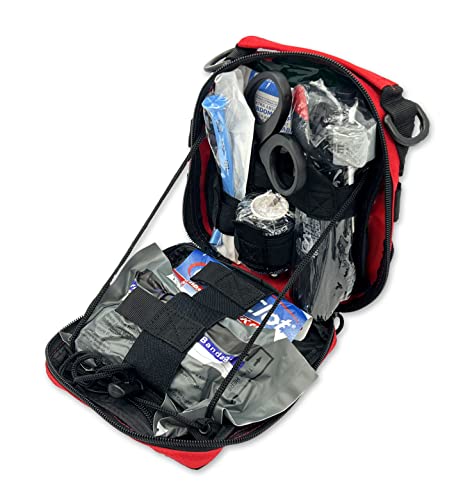 Lightning X Products Premium Nylon MOLLE Emergency Kit, Ideal for Tactical Medics, Military, Outdoor Enthusiasts (8' x 6.5' x 3')