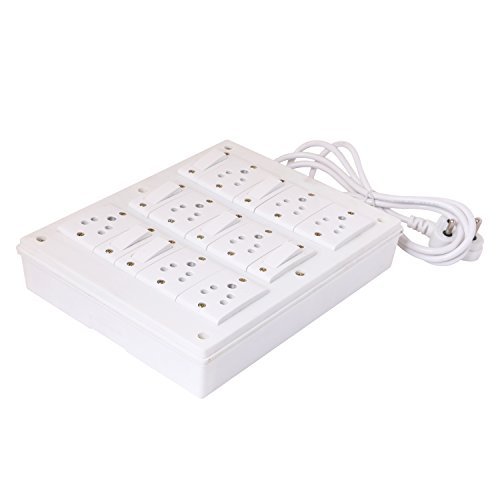 Image of Heavy Duty PVC Extension Board 8Socket,7 Switch (8 Meters Wire)
