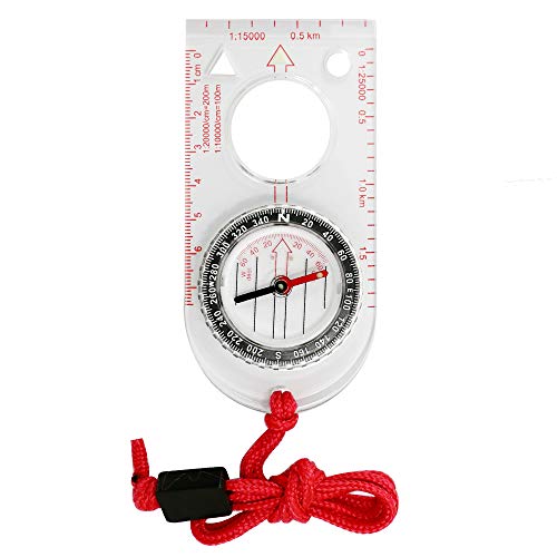 Bússola de navegação TOPmontain, bússola orientadora para meninos escoteiro, bússola de caminhada co