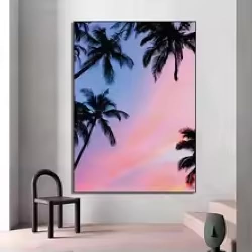 Toile paysage marin pour illuminer un salon sombre sans cadre