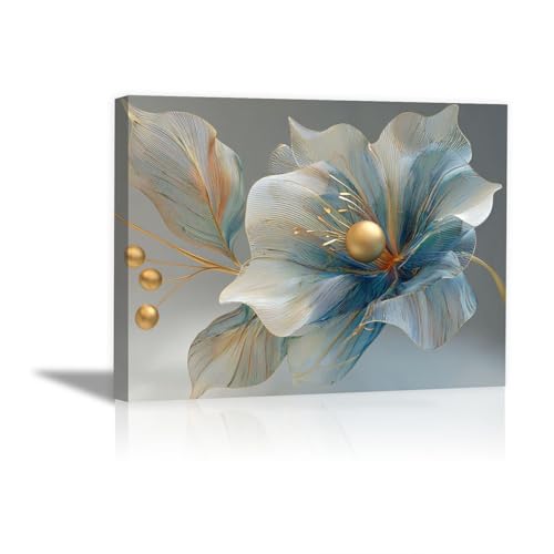 Tableau toile decoration murale fleurs pour une ambiance de chambre apaisante