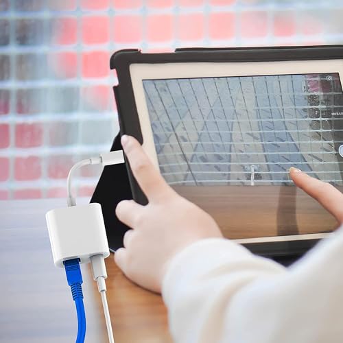 PAINICA Apple MFi認定2イン1 Lightning to Ethernetアダプター iPhone/iPad/iPod用 PAINICA-2in1RJ45 の商品画像 6