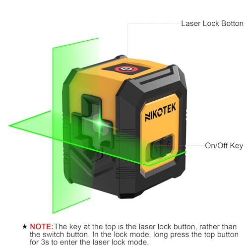 image for Nikotek Laser Level Self-Leveling Green Beam Horizontal and Vertical C