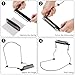 OriGlam Harmonica Holder Neck Holder Stand, Mouth Organ Metal Frame Adjustable for 10 Hole Harmonica