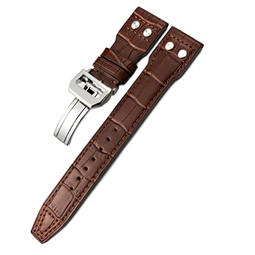 Bracelet montre IWC Big Pilot 21mm cuir véritable marron Le Petit Prince Spitfire